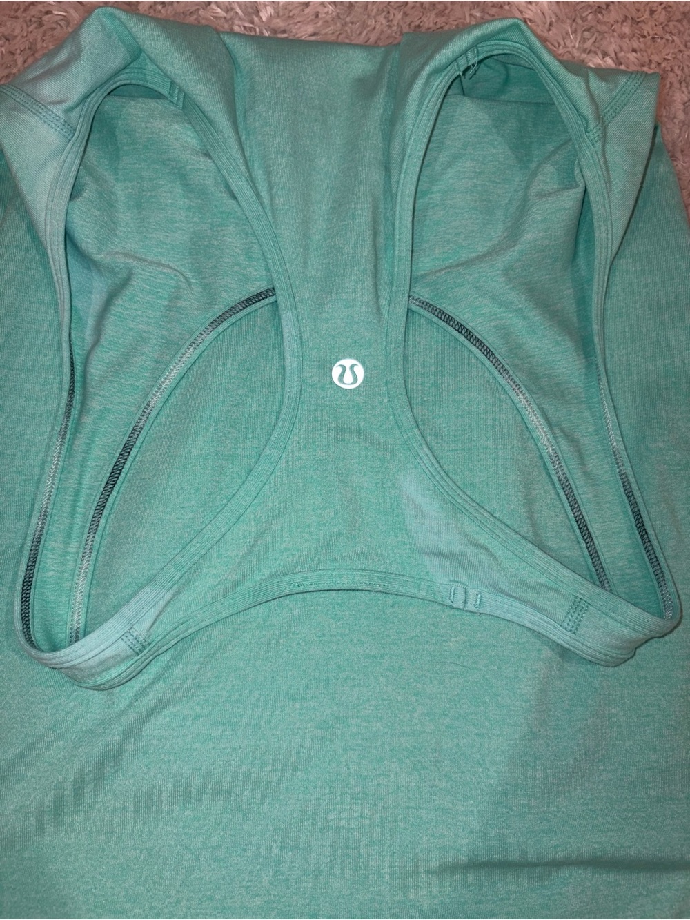 lululemon athletica Racerback Tank Top in Teal Green - Picture 2 of 2